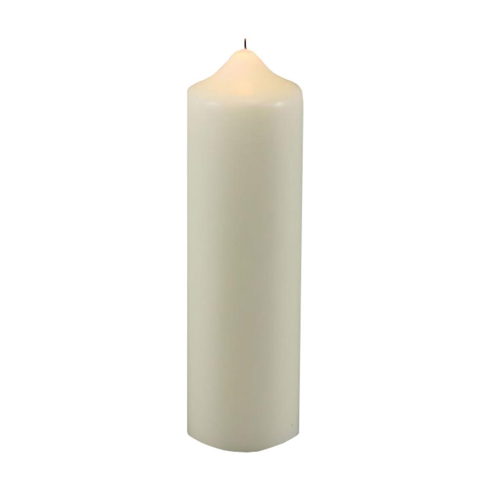 Chapel Candles Ivory Pillar Candle 27.5cm x 8cm Extra Image 1